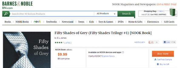 Send, recieve Gifts through Barnes & Noble