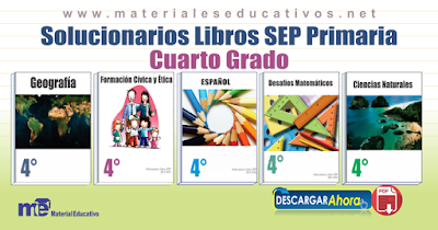 Solucionarios Libros SEP Primaria Cuarto Grado