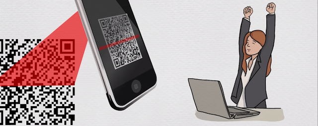 Quét mã QR code bằng điện thoại thông minh
