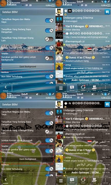 BBM Modifikasi versi Transparan Terbaru | Update v2.5.0.36!