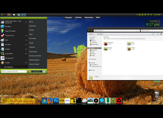 Tema Android untuk Windows 7 Gratis