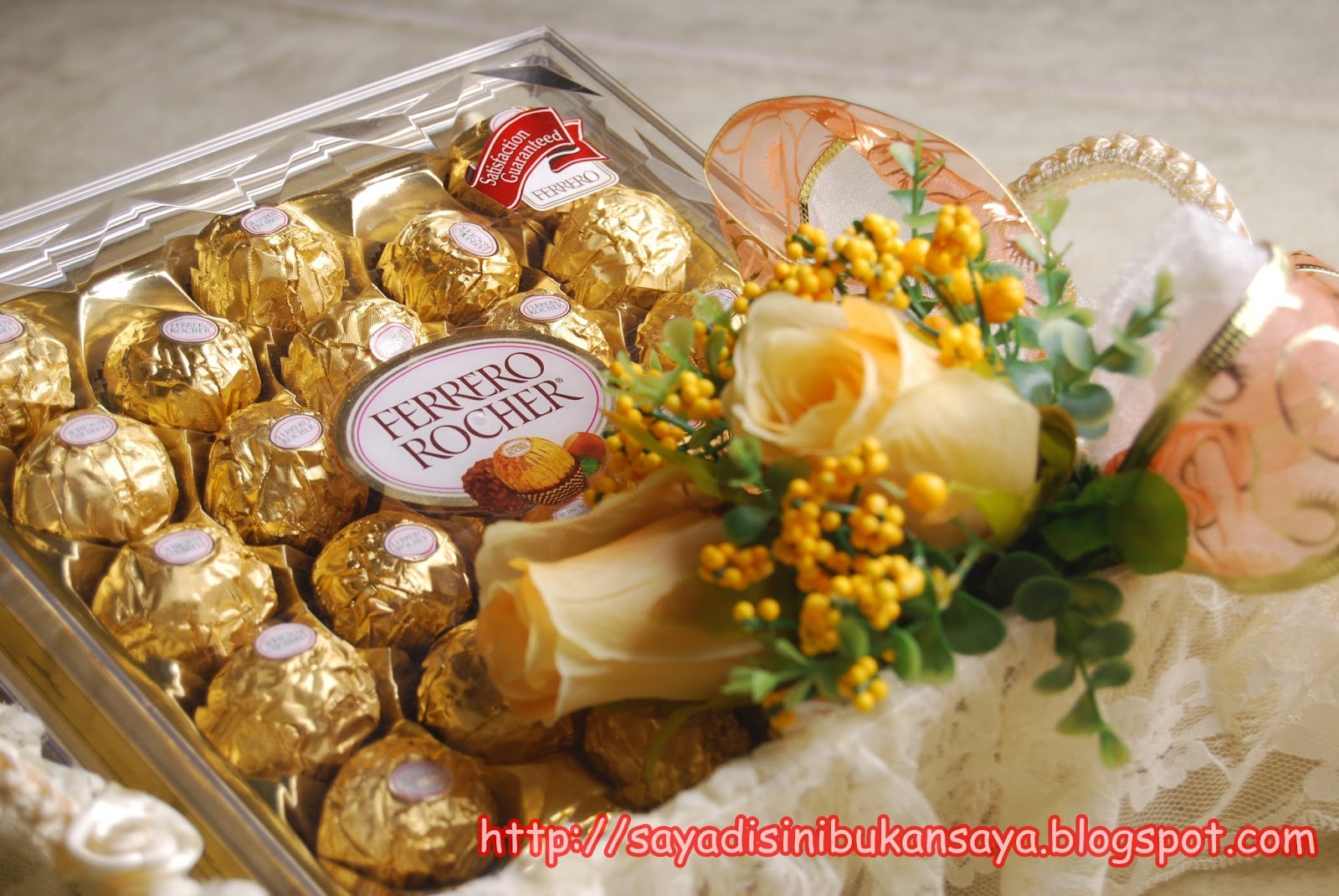 Contoh Hantaran Coklat Ferrero Rocher - Contoh Ole