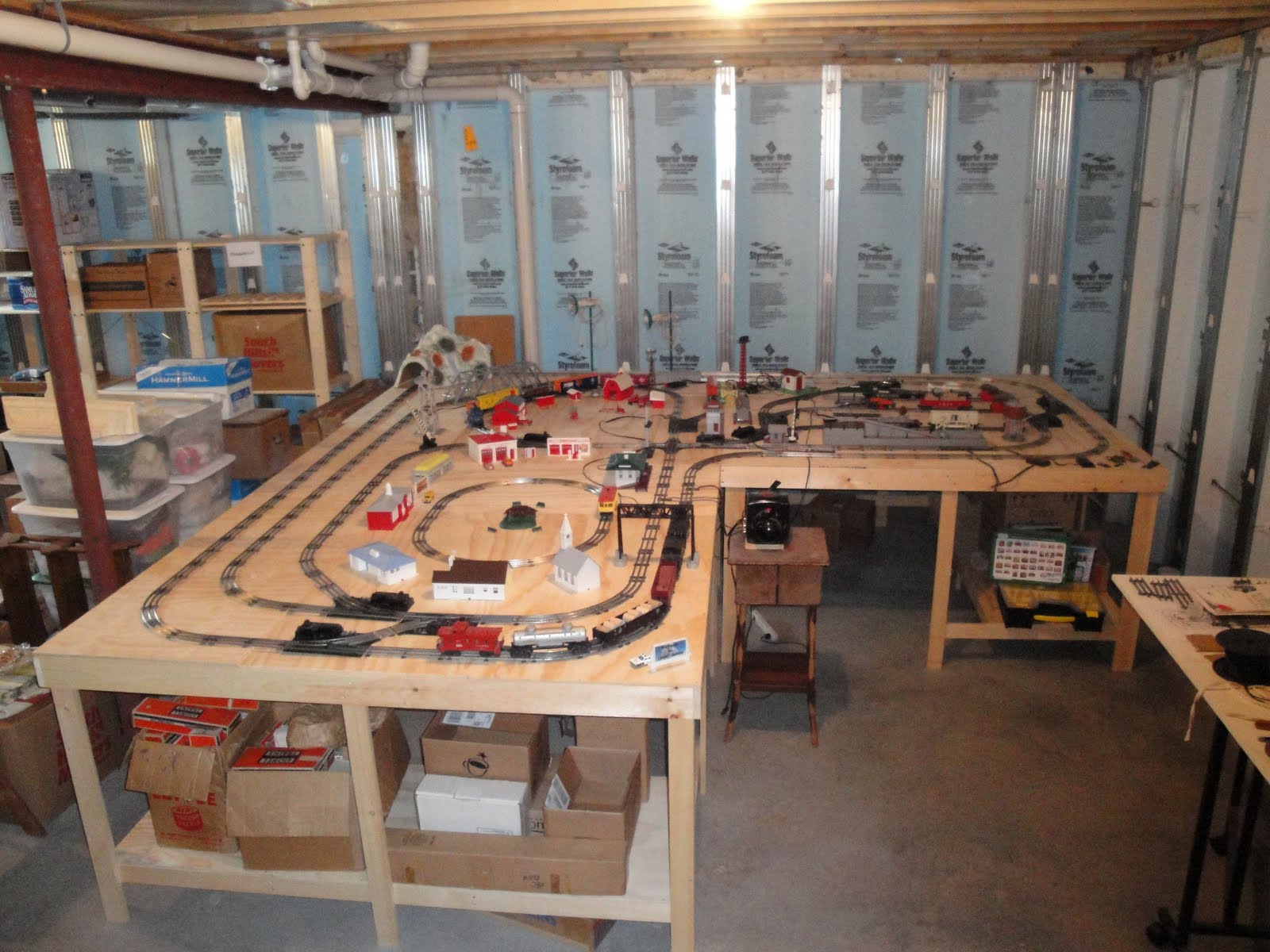  building a new house!: Lunger Valley Model RailRoad - the beginning