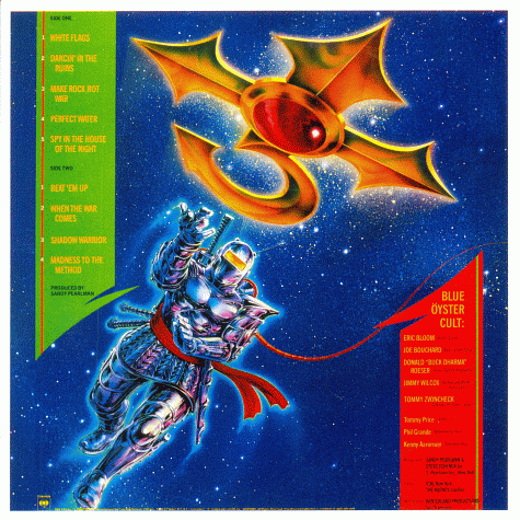 BLUE OYSTER CULT - Club Ninja [remastered] (2012) back cover