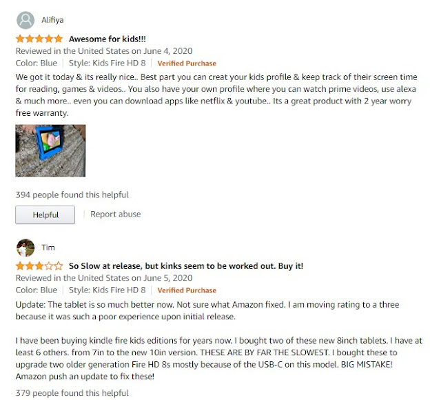 amazon fire kids tablet review