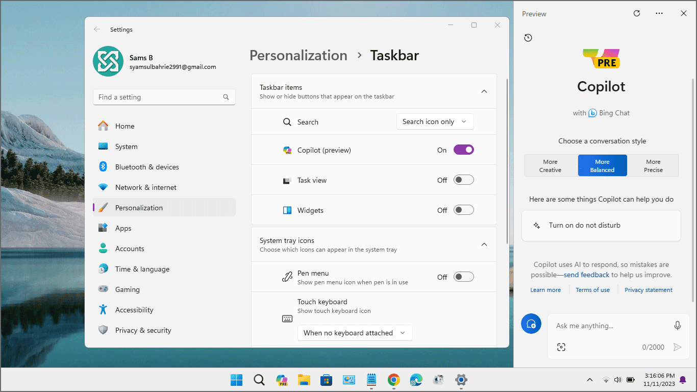 Bagaimana mengaktifkan Copilot AI baru di Windows 11?