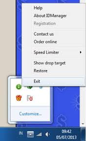 cara exit idm proses