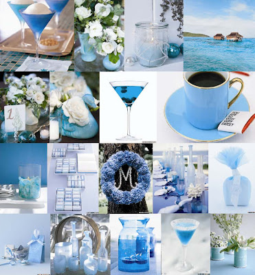 blue and black wedding color