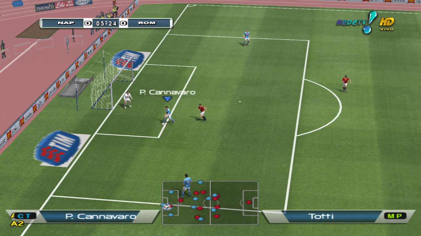 ... San Paolo, do Napoli - ITA com gramado em HD ~ 'Pes 6 Editing HD