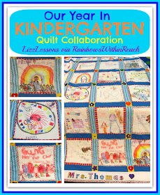 photo of: Our Year in Kindergarten Quilt via RainbowsWithinReach