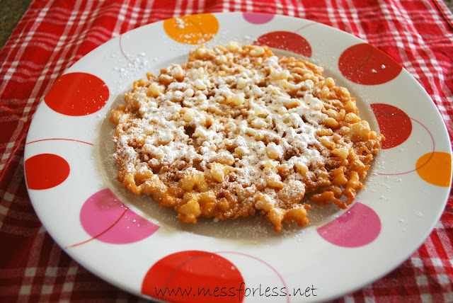 This funnel cake recipe was a huge hit with the kids. The powdered ...
