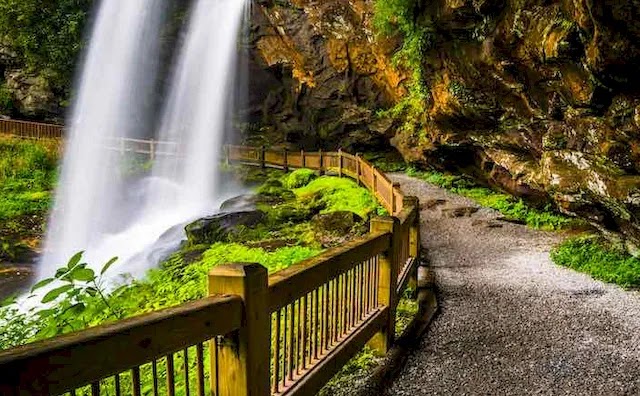 Cataratas Secas, Bosque Nacional Nantahala