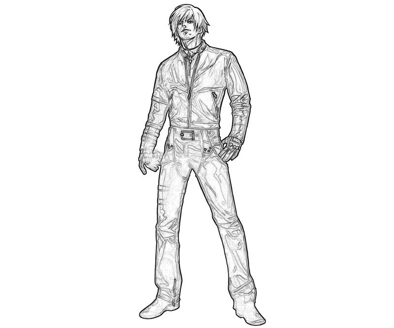 king-of-fighters-k-power-coloring-pages