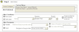 Scribe Monitor - Step 3 - Alert Criteria