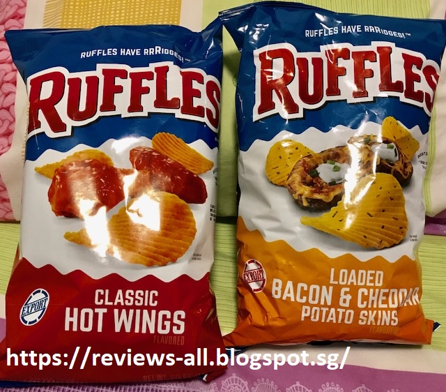 Ruffles: Hot Wings and Bacon & Loaded Bacon and Cheddar Potato Skins