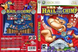 Hail to the Chimp xbox 360 game dvd front cover