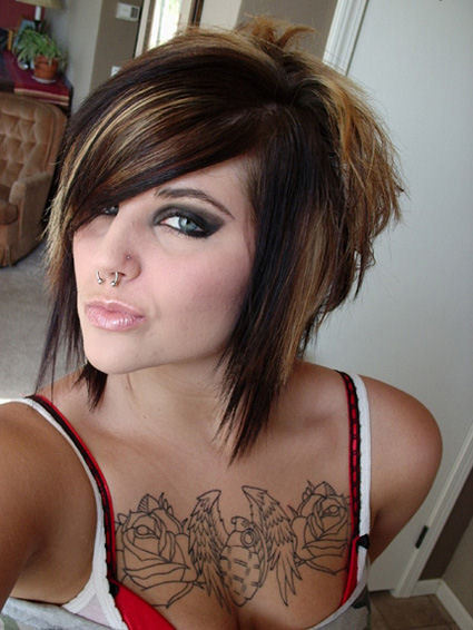 Chest tattoos on girls If you don't want to get a permanent tattoo you can