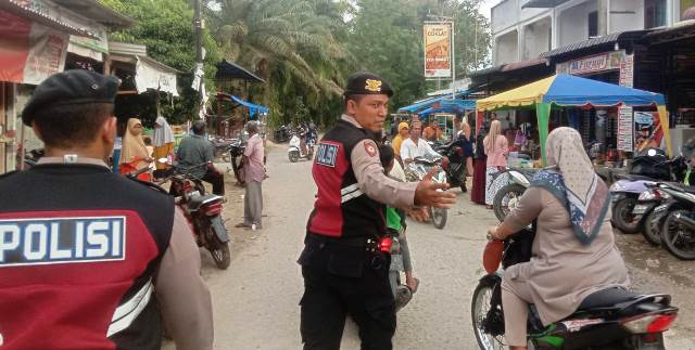 Pastika Aman Jelang Berbuka Puasa, Satsamapta Polres Aceh Timur Gelar Patroli