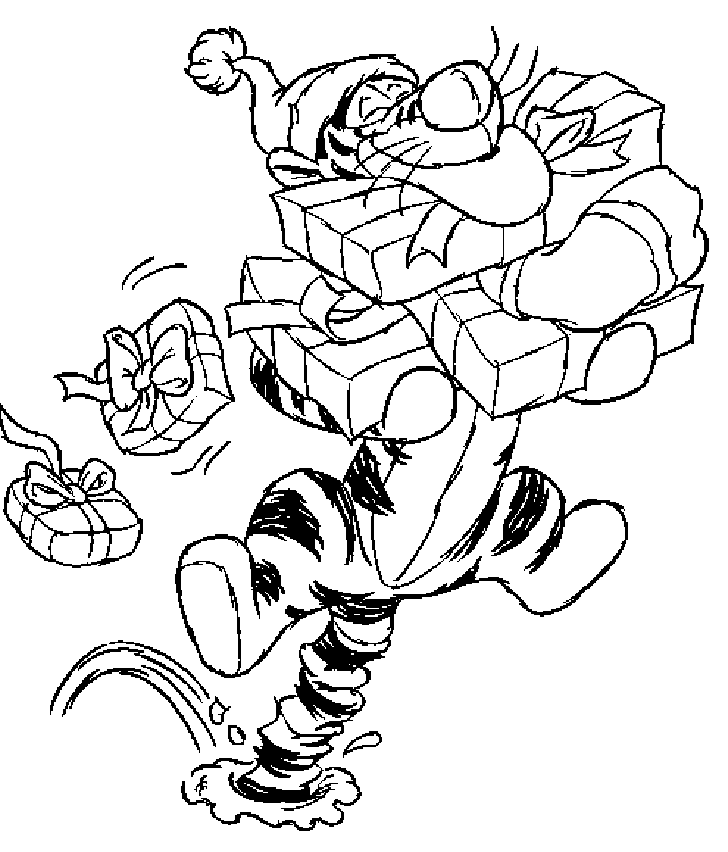 nengaku 14 disney christmas coloring pages picture