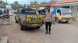 Dalam Rangka Harkamtibmas,  Polsek Cikedung Laksanakan Patroli Rutin