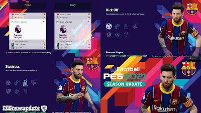 PES 2021 Menu Mod Lionel Messi