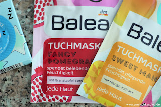 Review: Sweet, Cool, Fancy - bunte Balea Masken - www.annitschkasblog.de