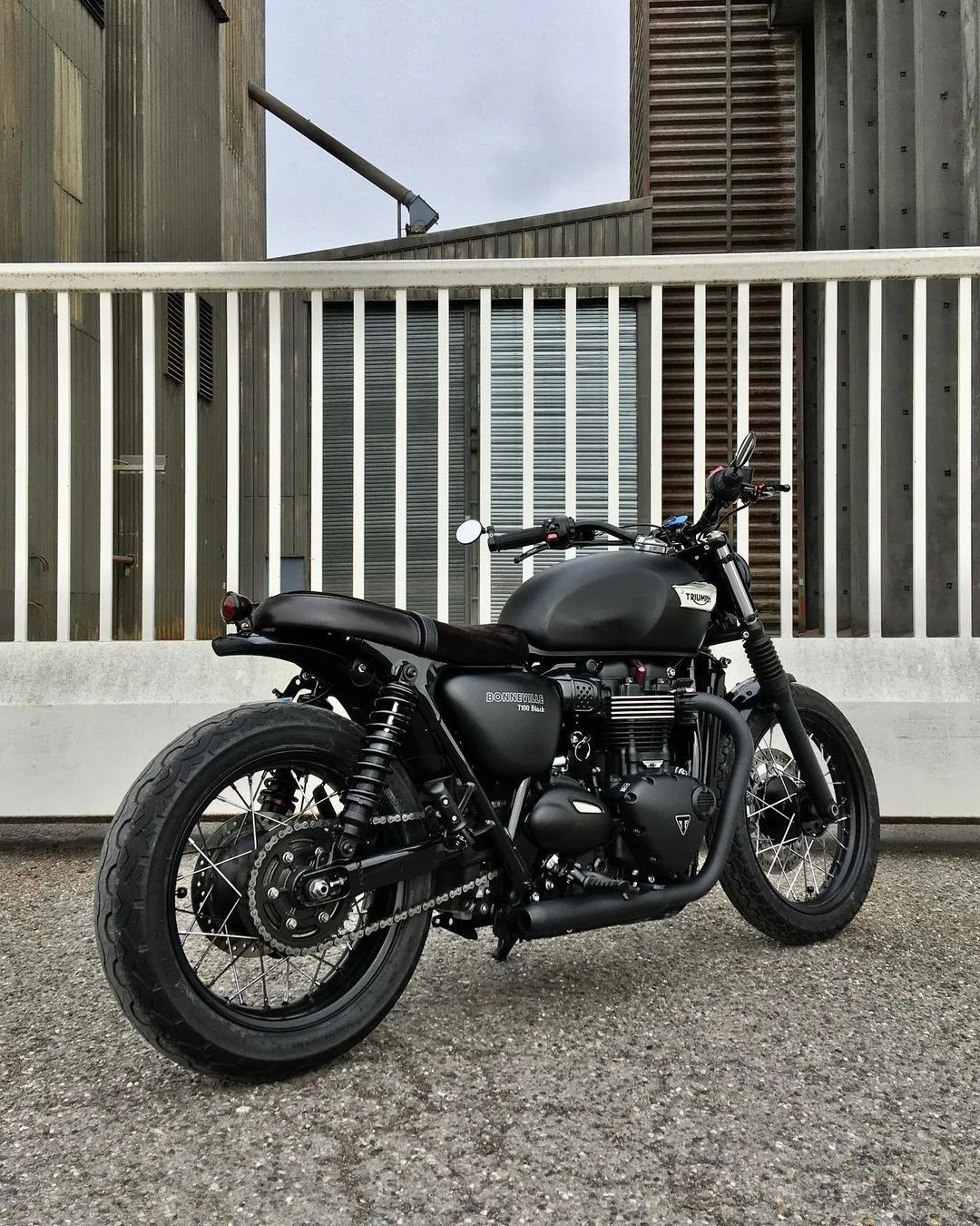 Triumph T100 Tracker Custom Motorcycle Inspiration 1