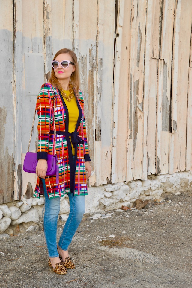 Hello Katie Girl: Colorful Plaid Sweater