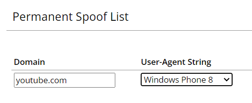 PermanentSpoofList