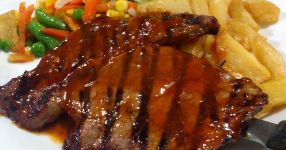 Steak Daging Sapi Tenderloin Saus Krim Lada Hitam - Resep 