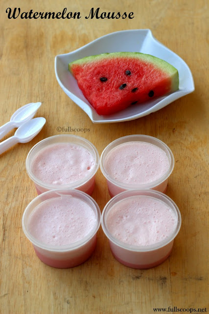 Watermelon Mousse