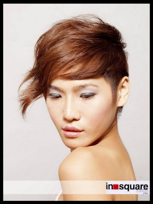 This wavy and wild hairstyle definitely adds some vibrance to your 