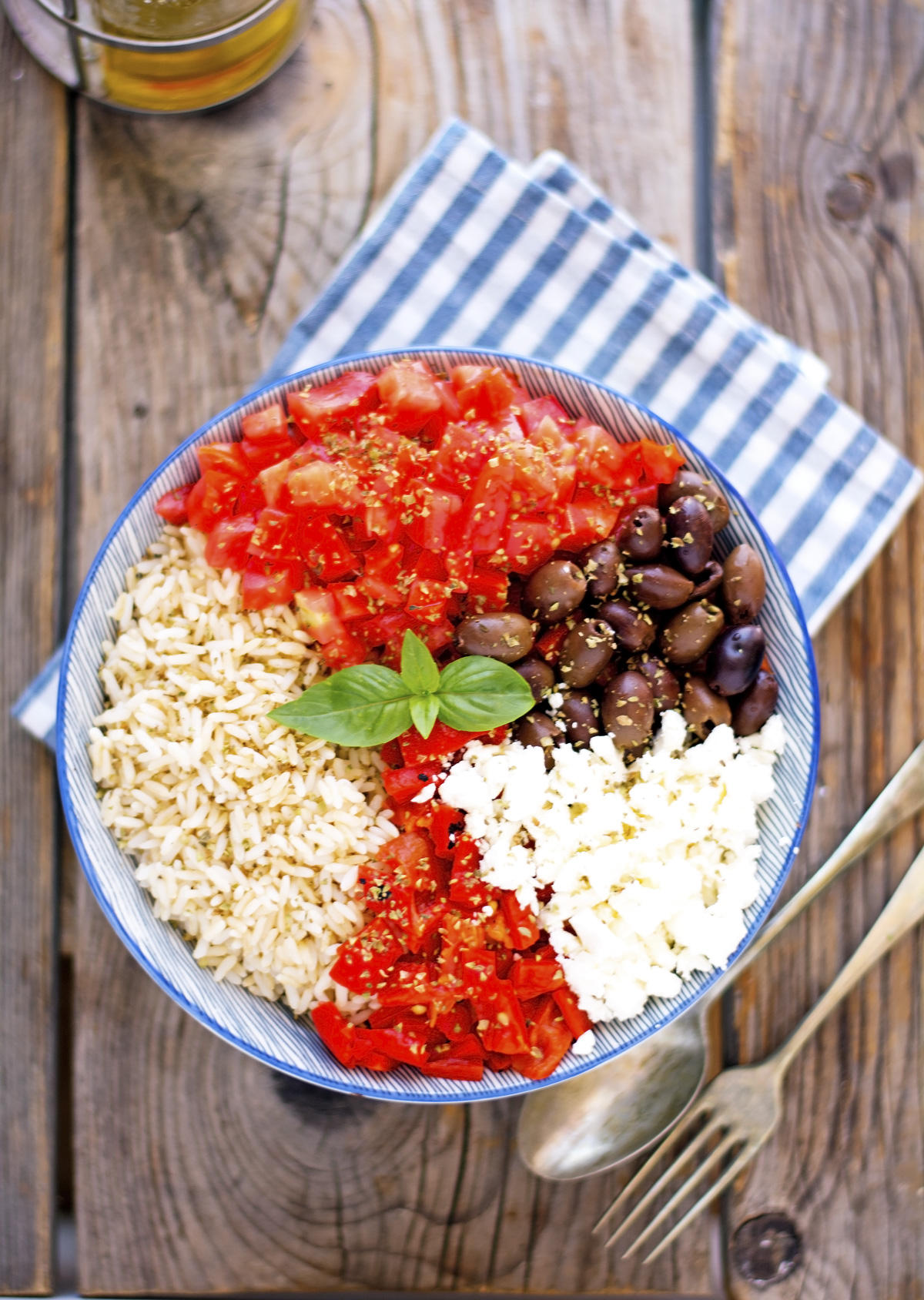 (Easy) Greek Rice Salad