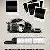 Photography film strips vector Eps