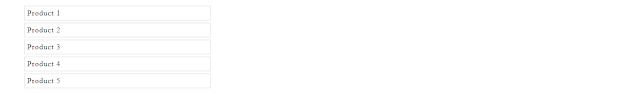 Html List without bullets Example