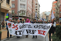 Protesta contra la Variante Sur Ferroviaria