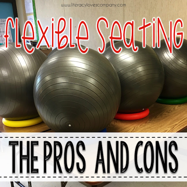 Are you heading back to school and considering flexible seating for your classroom?  Before you jump in, check out some of the pros and cons from an elementary classroom experience.  