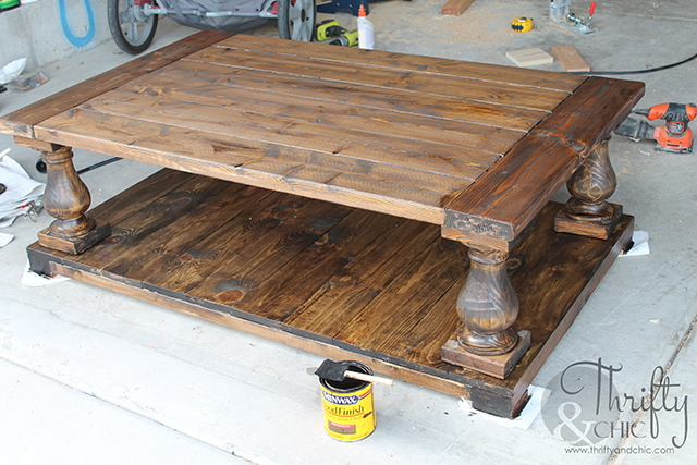 DIY Balustrade Farmhouse Coffee Table