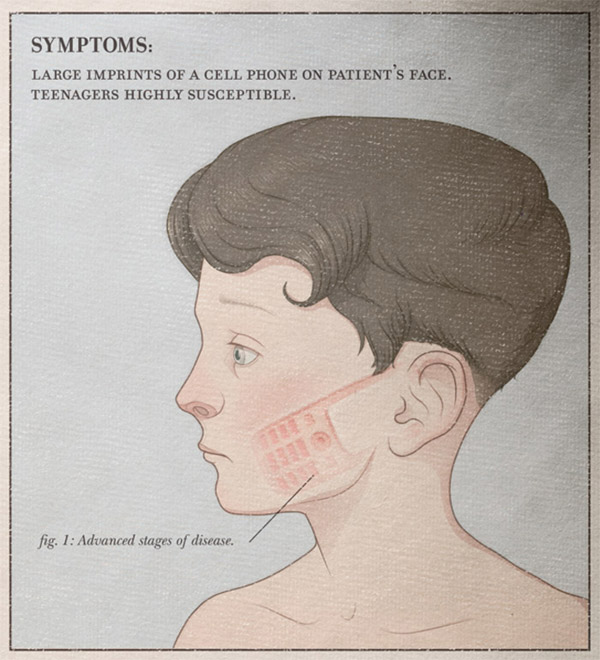 Facialitis del teléfono móvil