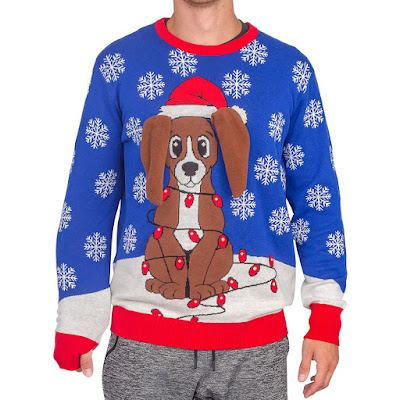 Animated Flappy Dog Long Ears Ugly Christmas Sweater