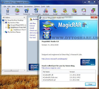 MagicRAR 6.0 Version 4.1.2012.8320 Full + Keygen