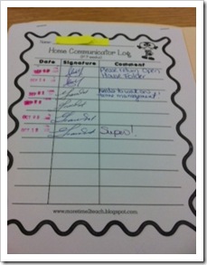 parent signup sheet