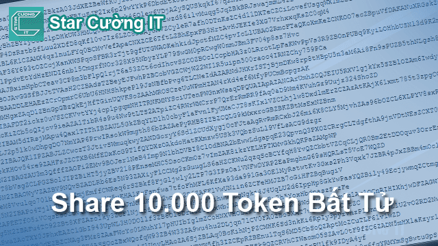 Share 10.000 Token bất tử cho anh em marketing facecbook 