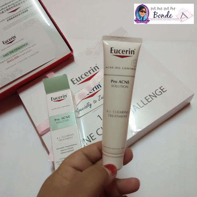 EUCERIN PROACNE A.I CLEARING TREATMENT 14 DAYS CHALLANGE , product Eucerin, jerawat,