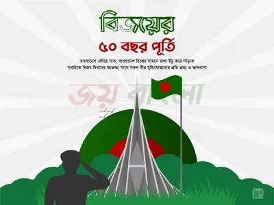 Victory Day Poster 2022 - Victory Day Poster Design - Great Victory Day Poster - Victory Day Greetings Poster - bijoy dibos poster - NeotericIT.com