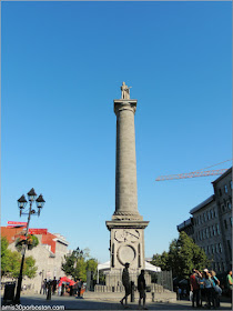 Plaza Jacques Cartier: Columna de Nelson