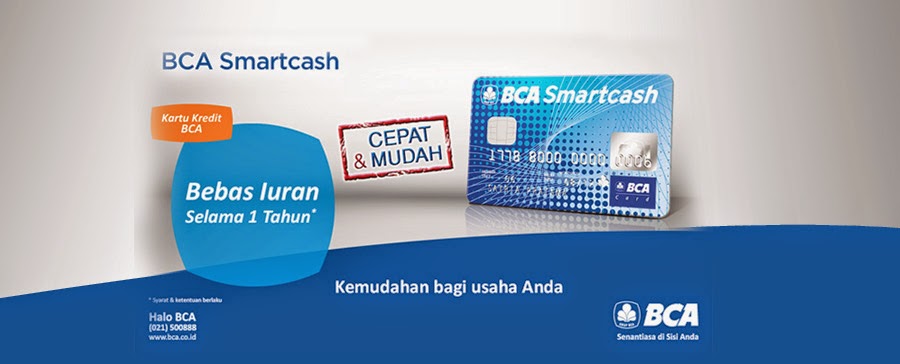 BCA Smartcash semudah menggunakan Kartu Kredit