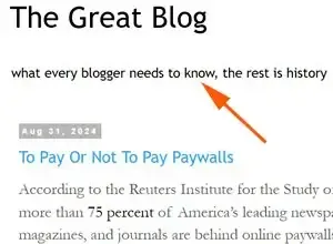 Blogger Blog Description Customization