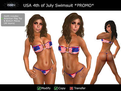 BSN USA 4th of July Swimsuit *PROMO*