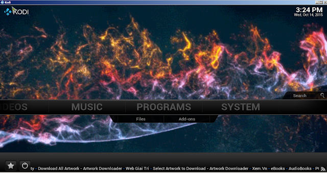 تغيير خلفية برنامج KODI XBMC على شكل صورة متحركة 